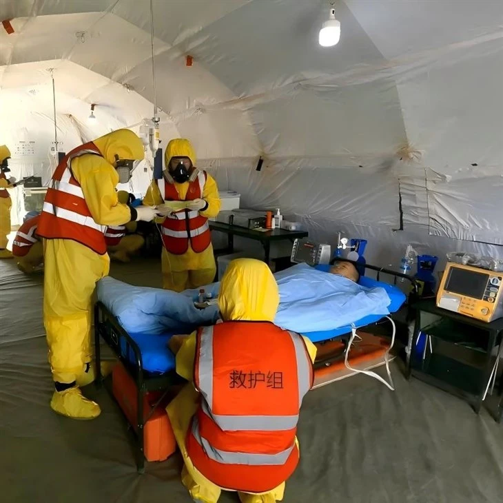 High Pressure Inflatable Medical Tent factory